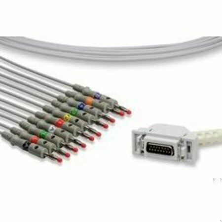 ILB GOLD Replacement For Hellige, Ek53 Direct-Connect Ekg Cables EK53 DIRECT-CONNECT EKG CABLES